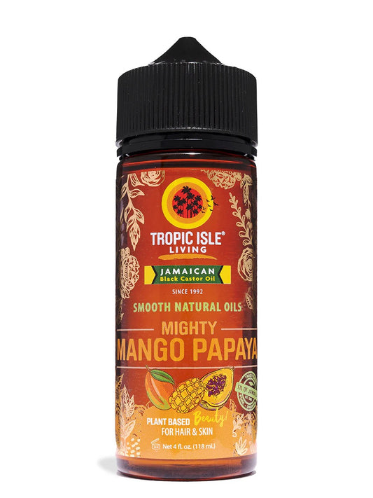 Tropic Isle Smooth Natural Oils 4oz - Mighty Mango Papaya