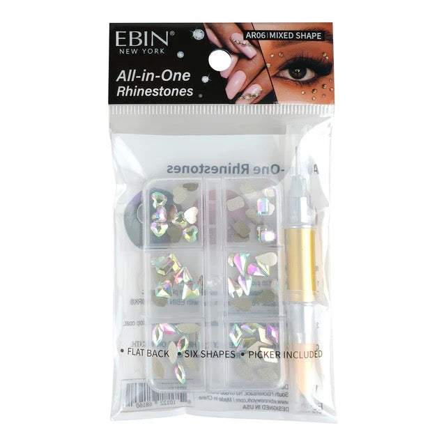 EBIN All in One Rhinestones - Mixed Shape