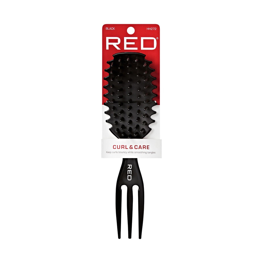 RED Curl & Care Detangle Brush Black