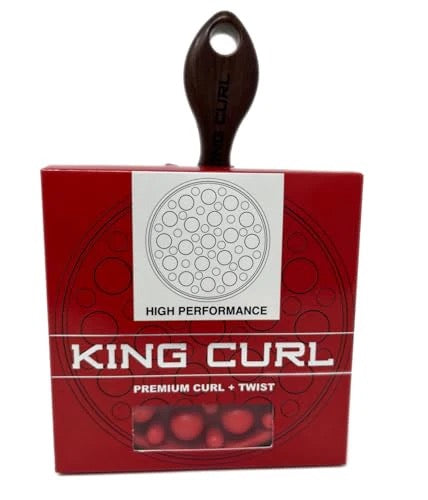 King Curl Premium Curl & Twist Brush (Red)