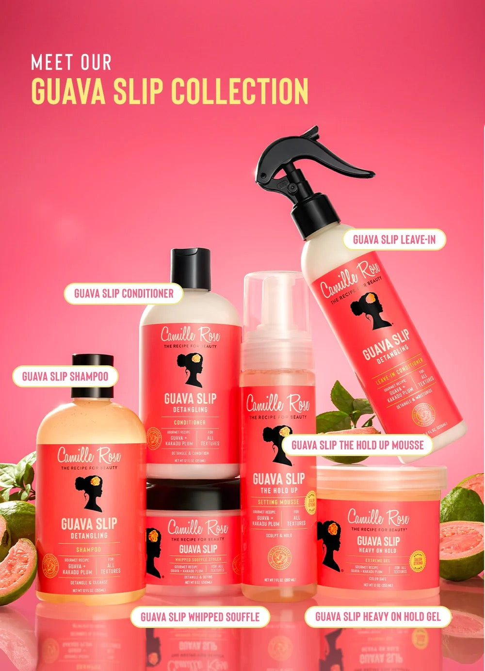 Camille Rose Guava Slip Conditioner 12oz