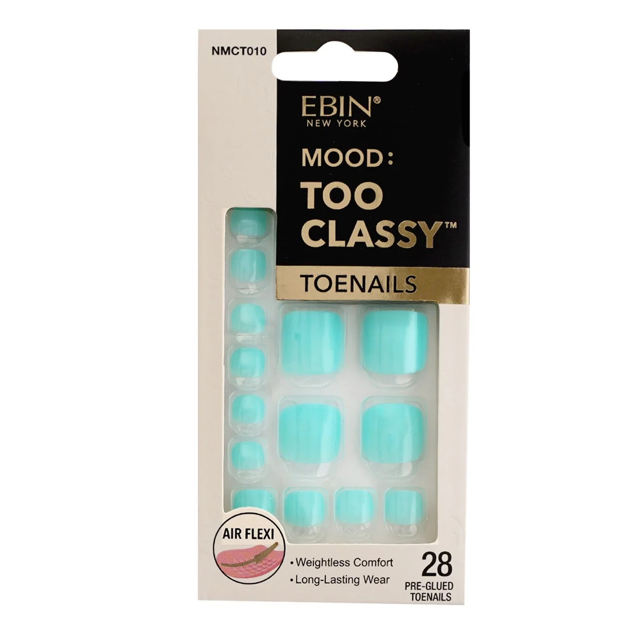 EBIN Too Classy Toenails - Mint