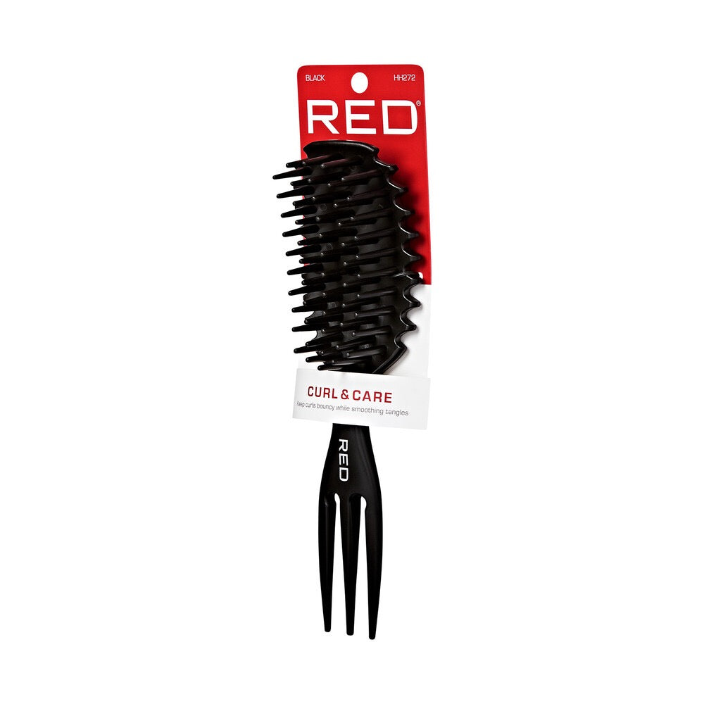 RED Curl & Care Detangle Brush Black