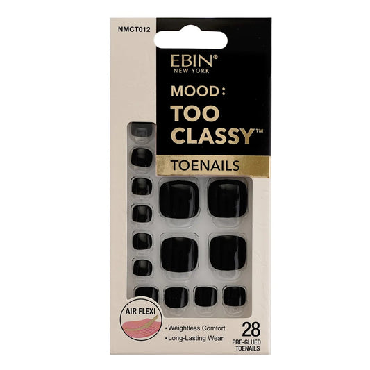 EBIN Too Classy Toenails - Black