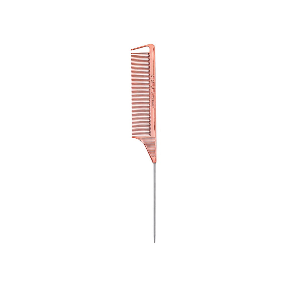 Red Parting Pin Tail Comb Assorted Chrome (Each)