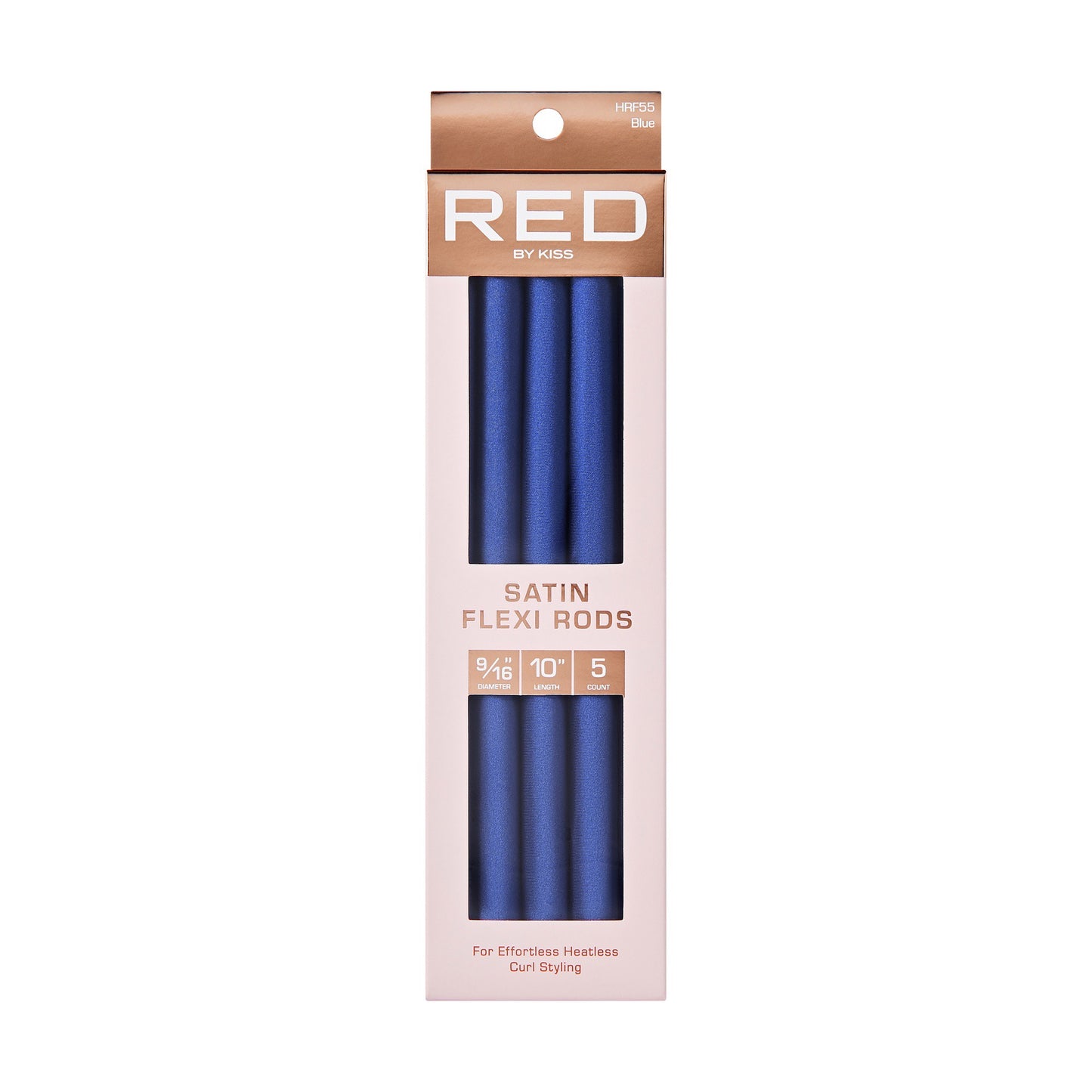 RED Satin Flexi Rods 10" Length 9/16" D Blue 5pcs