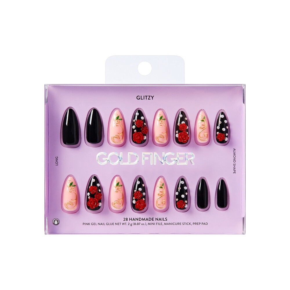 Gold Finger Handmade Nails - Valuable