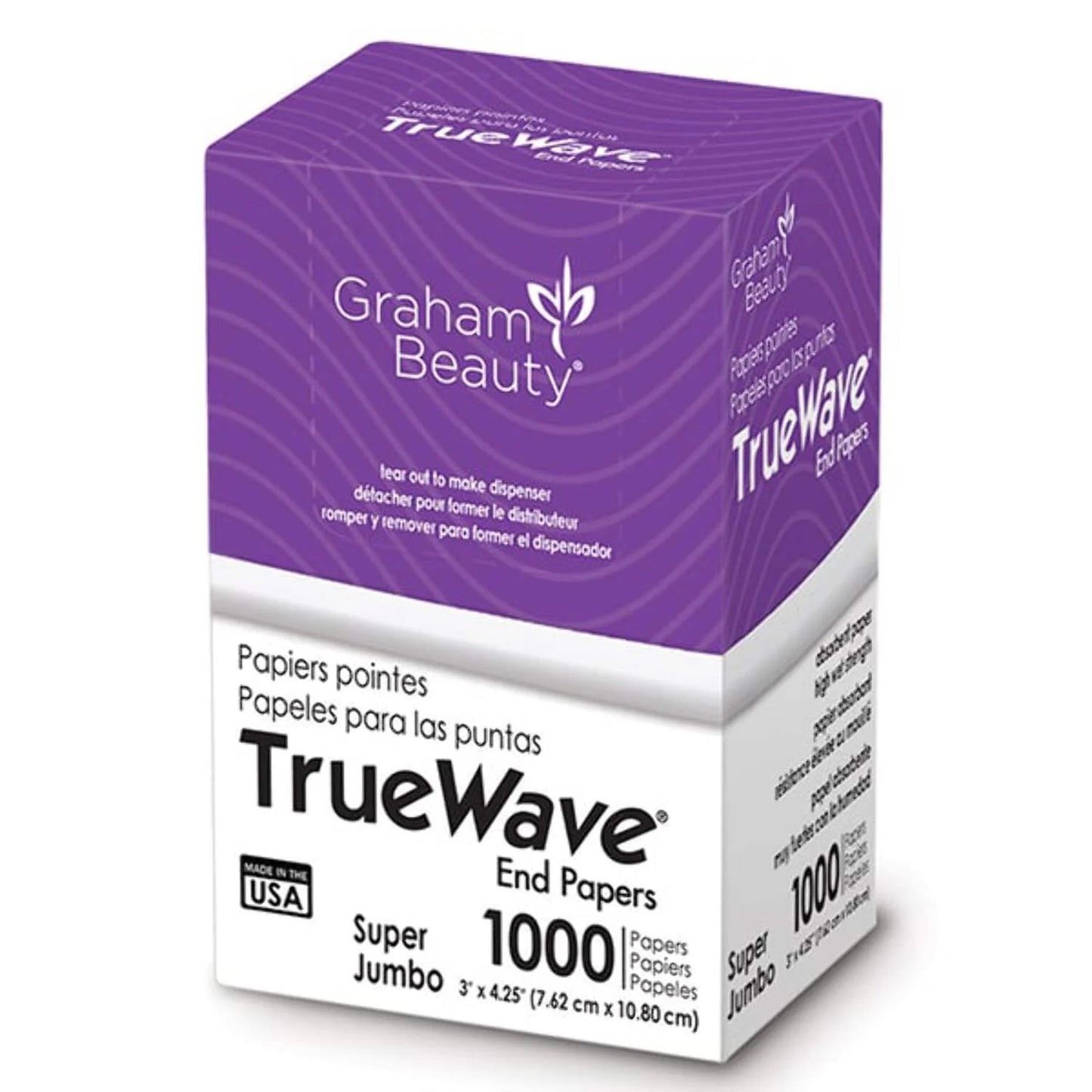Graham True Wave End Papers Super Jumbo