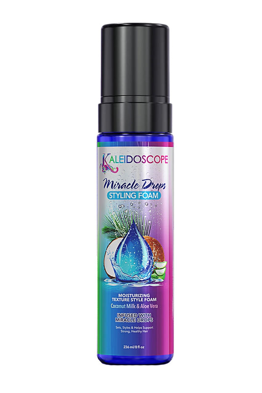 Kaleidoscope Miracle Drops Styling Foam - Moisturizing Texture Style Foam 8oz