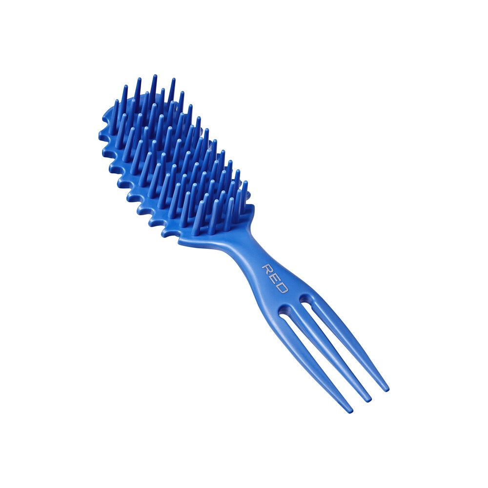 RED Curl & Care Detangle Brush Blue