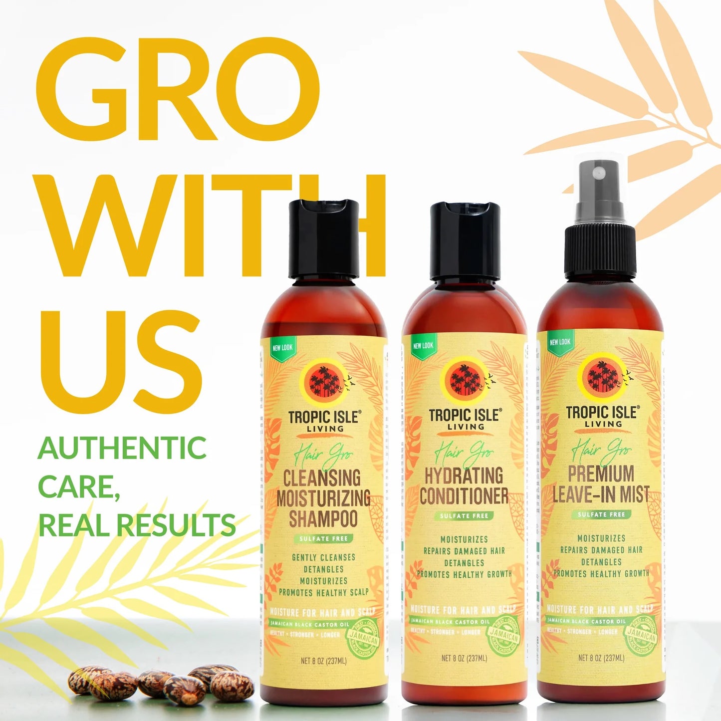 Tropic Isle Hair GRO Hydrating Conditioner 8oz