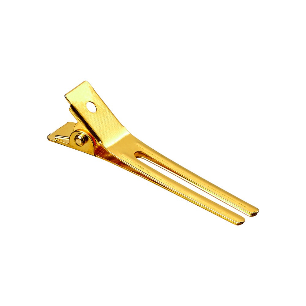 RED Double Prong Clips 1-3/4" 70 pcs Gold