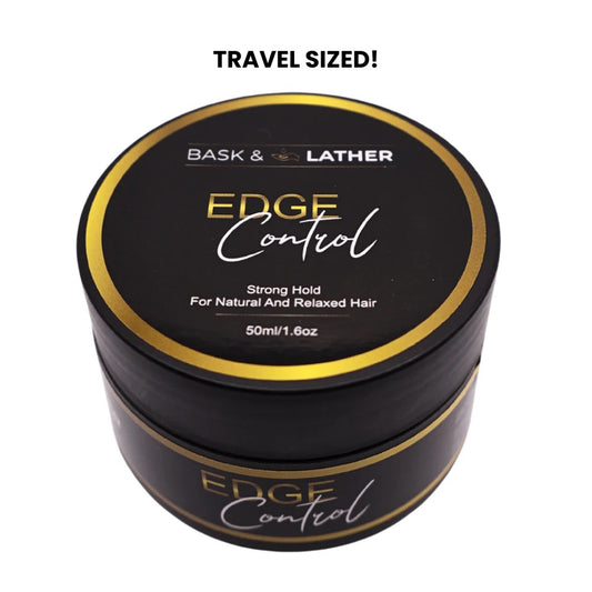 Bask & Lather Strong Hold Edge Control Travel Size 1.6 oz