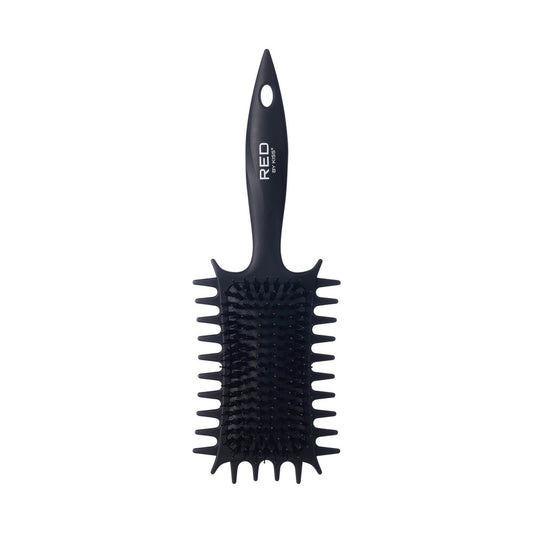 RED Curl Defining Brush Nylon and Boar Black
