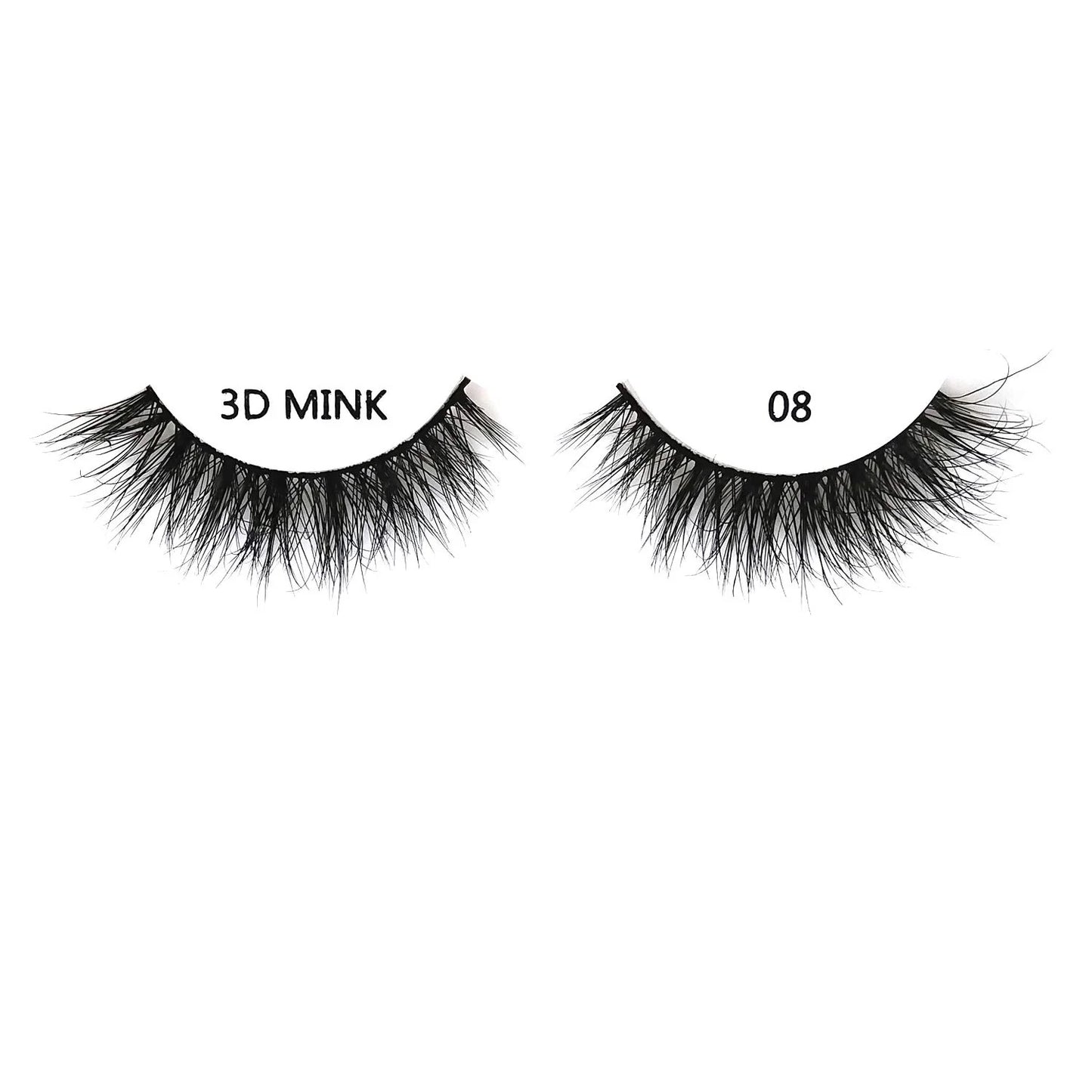 K&K Lash 3D Mink Eye Lash #08