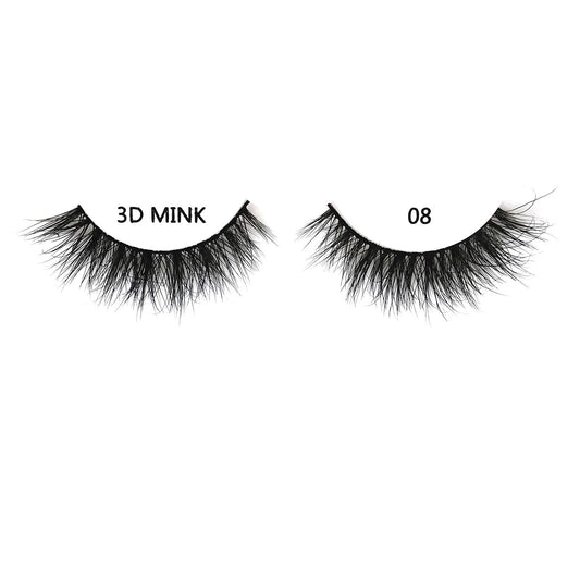 K&K Lash 3D Mink Eye Lash #08