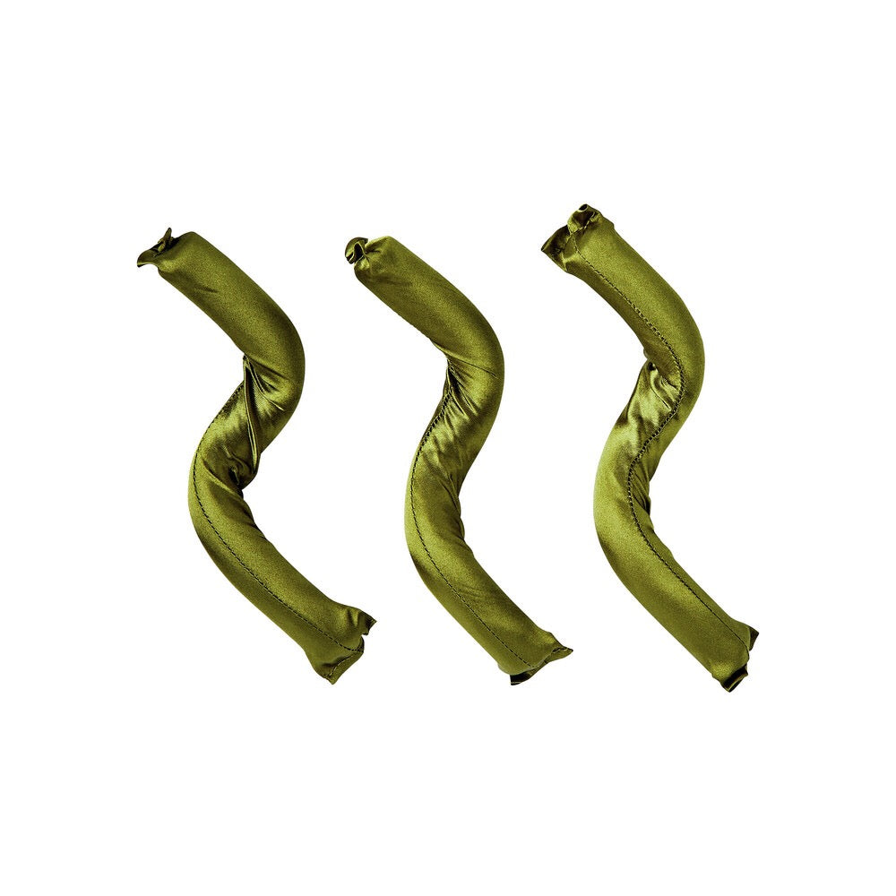 RED Satin Flexi Rods 10" Length 1" D Olive 3pcs