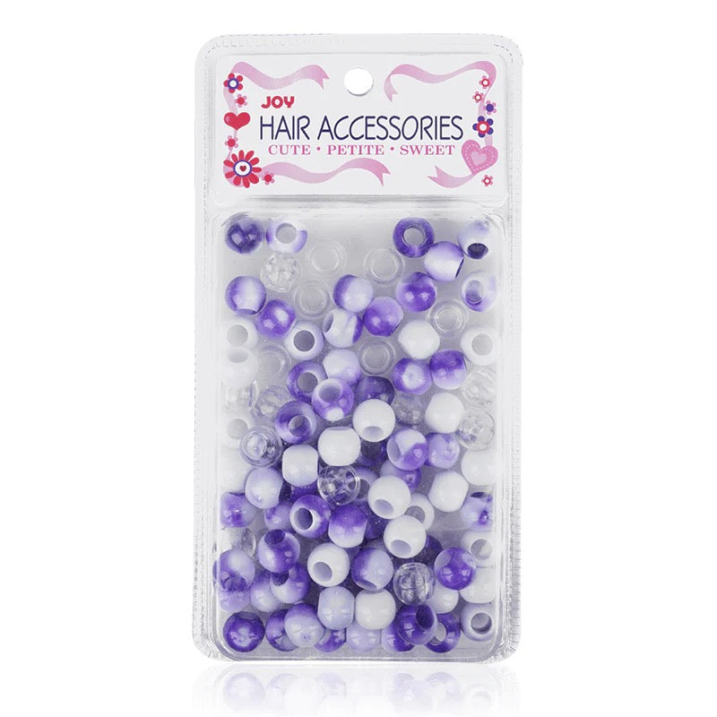 Joy Hair Beads XL 01916 Purple Two Tone Mix