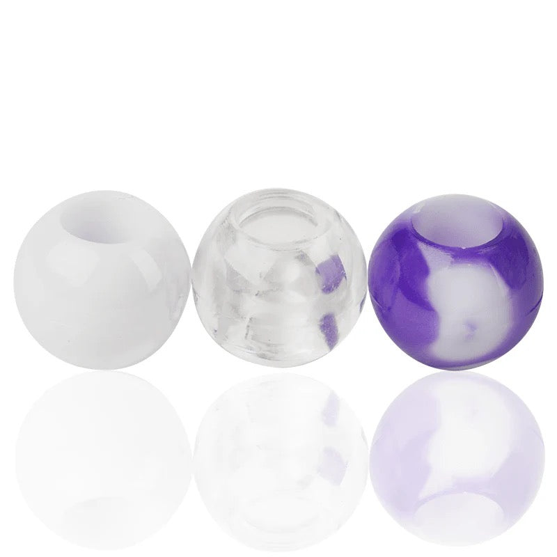 Joy Hair Beads XL 01916 Purple Two Tone Mix