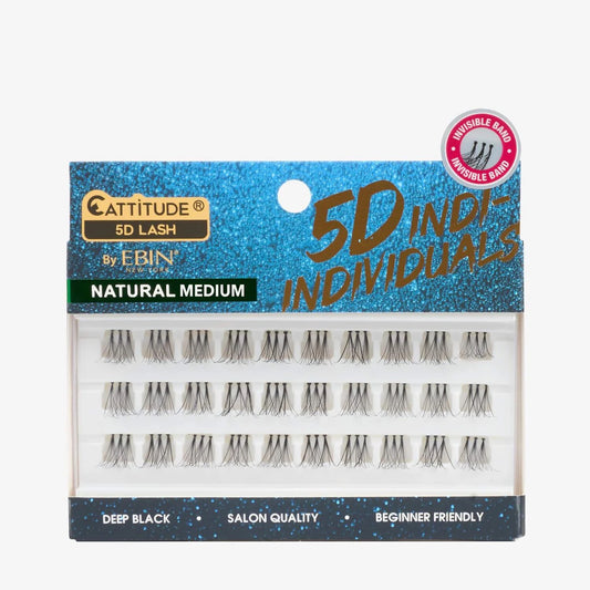 EBIN Cattitude 5D Indi-Individual Lash- Natural Medium