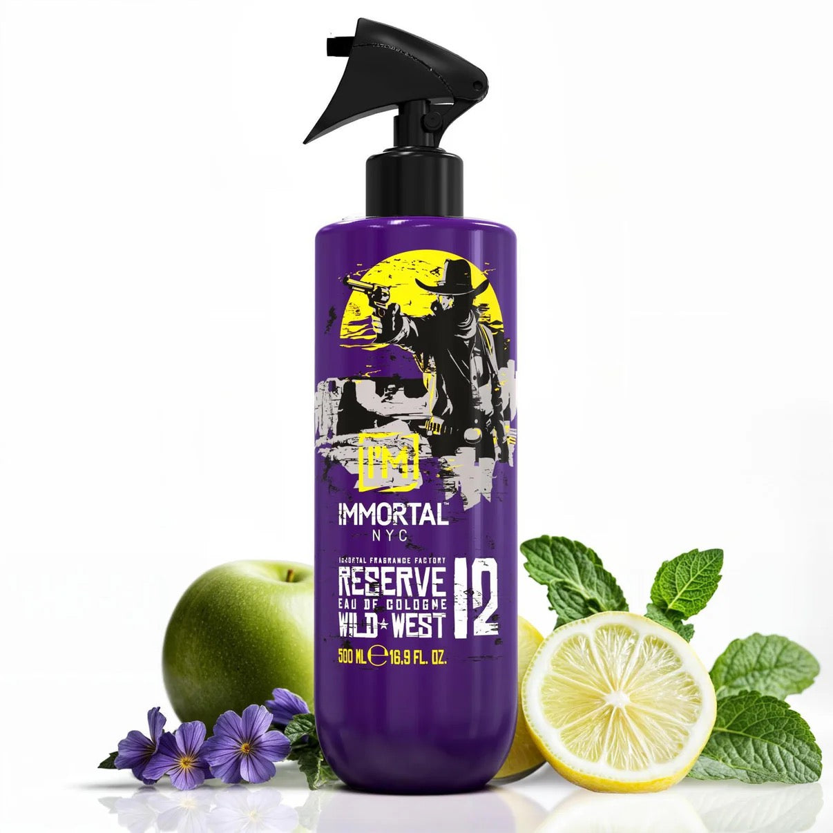 Immortal Wild West Eau De Cologne 500ml
