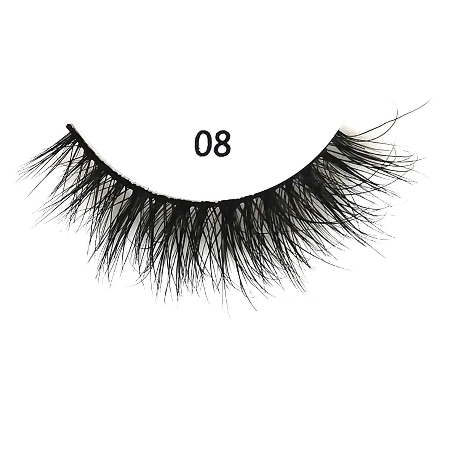 K&K Lash 3D Mink Eye Lash #08