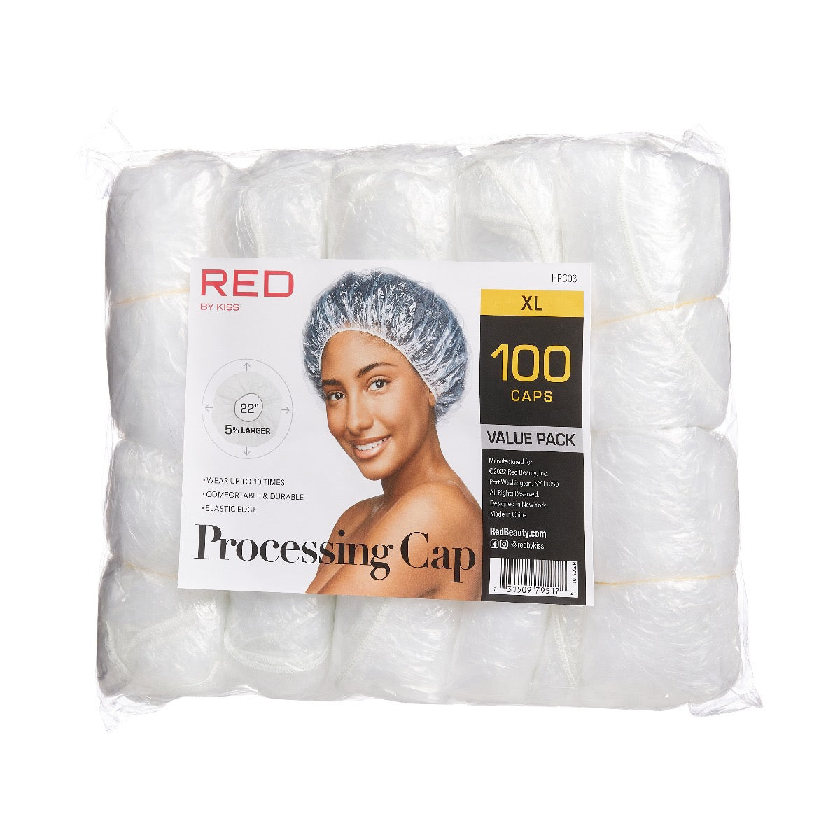 Red Processing Caps XL Value Pack (10 Rolls)