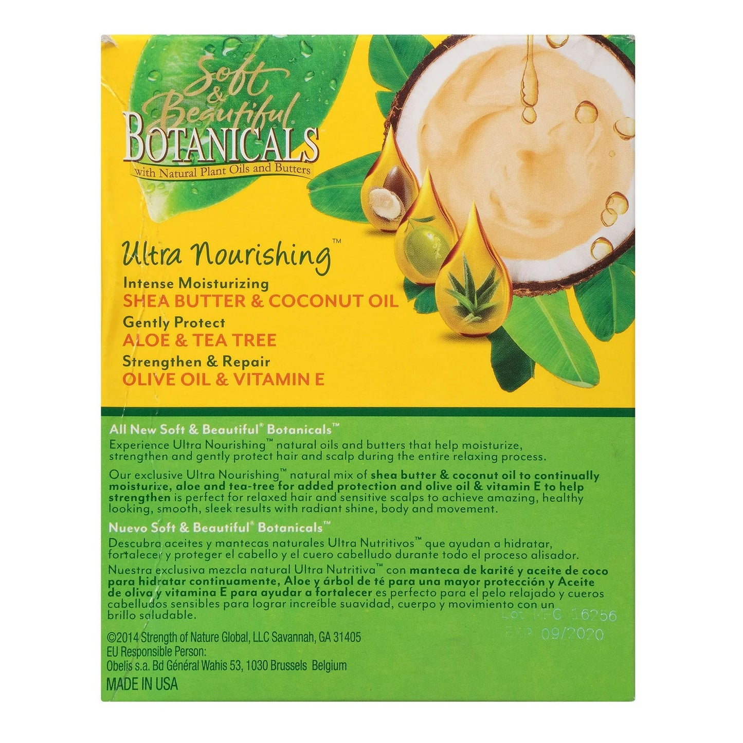 Soft & Beautiful Botanicals No-Lye Sensitive Scalp Relaxer Regular
