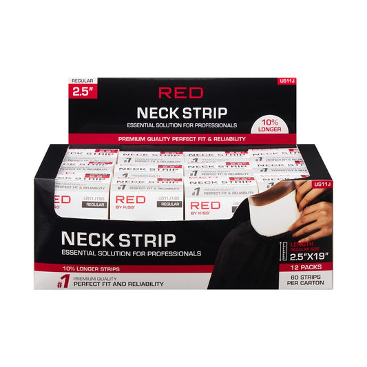 RED Neck Strips 2.5" Box (12 Packs)
