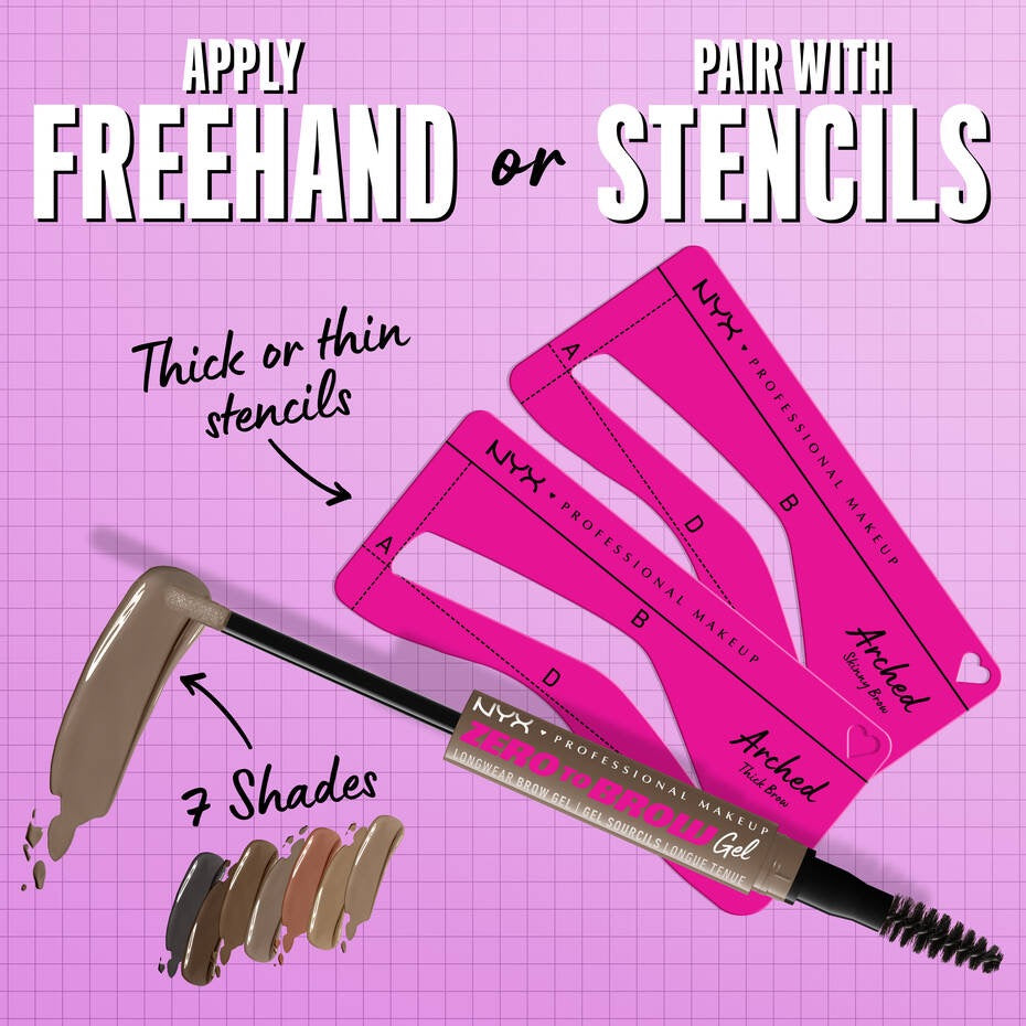 NYX Zero To Brow Long Wear Brow Gel