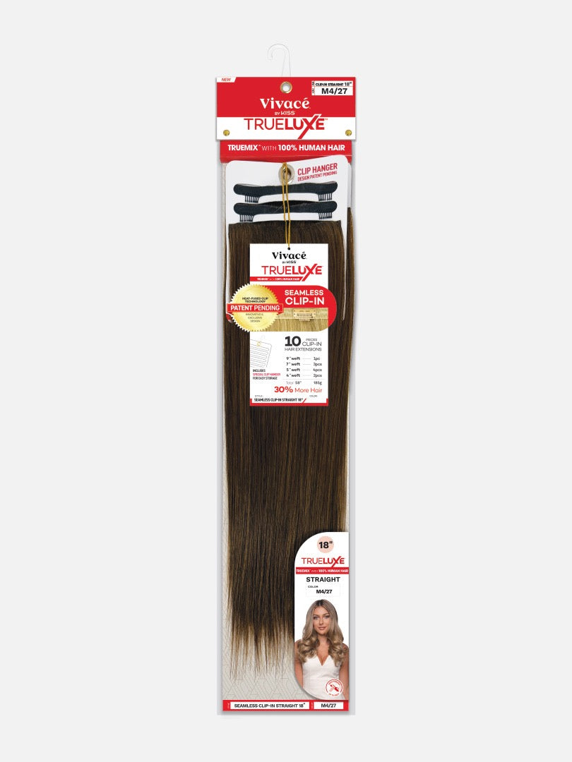 TRUELUXE Seamless Clip In Straight 18"