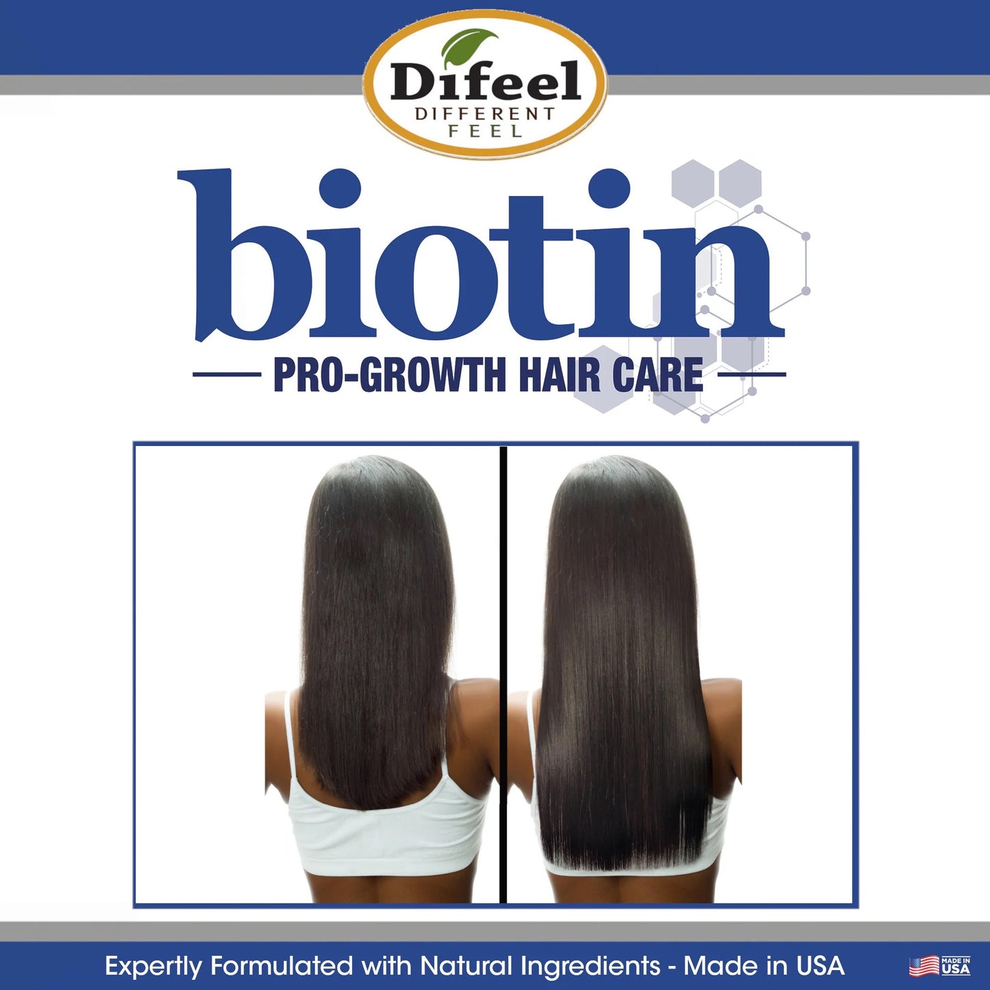 Difeel Premium Hair Mask Biotin Pro Growth Packet 1.75 oz