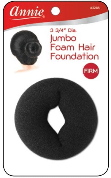 Annie Jumbo Foam Hair Foundation 3 1/4 Diameter Firm