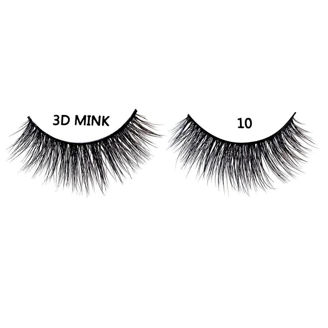 K&K Lash 3D Mink Eye Lash #10
