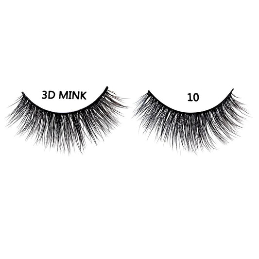 K&K Lash 3D Mink Eye Lash #10