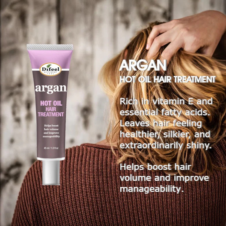 Difeel Biotin Argan Hot Oil Hair Treatment 1.5 oz