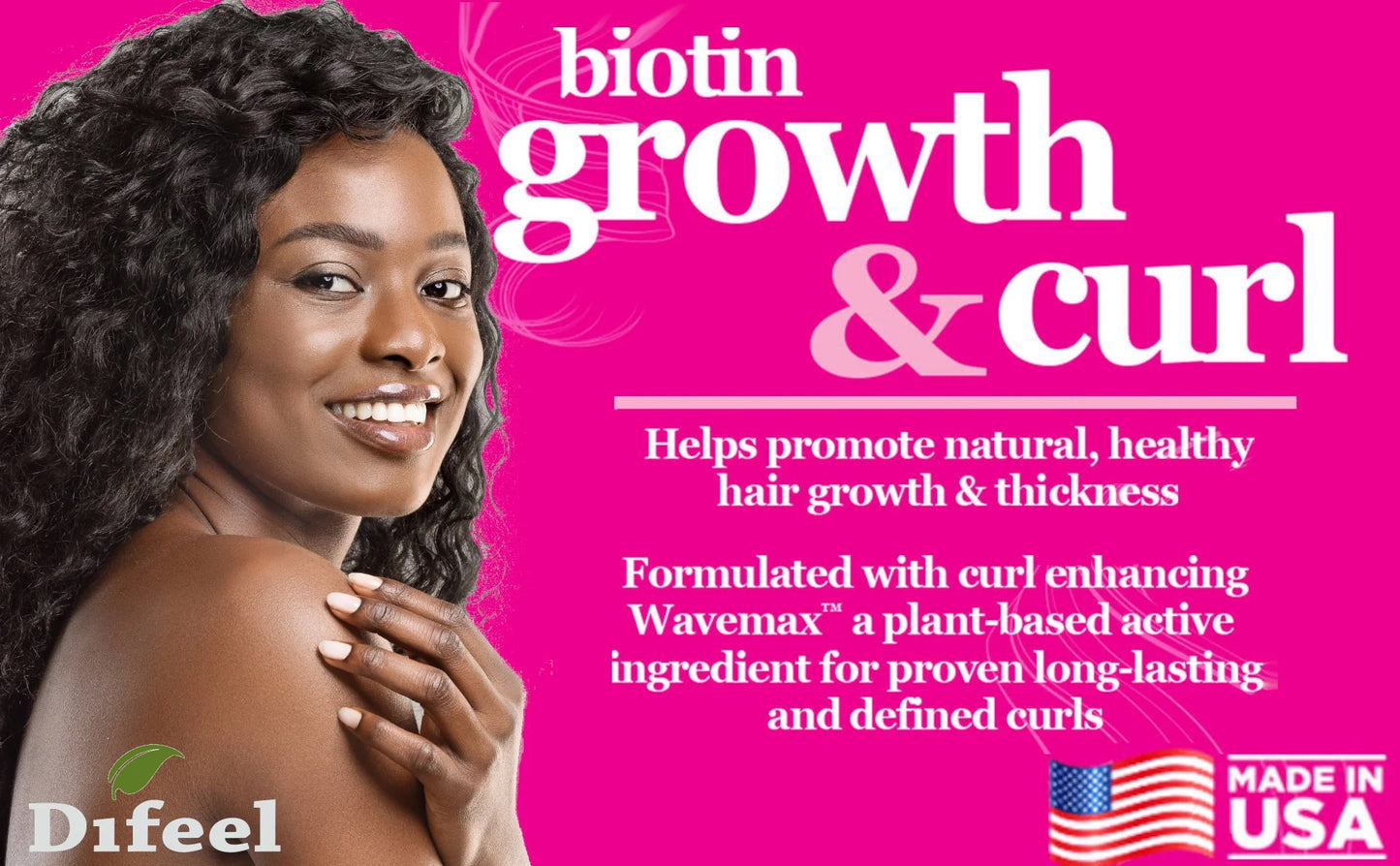 Difeel Biotin Growth & Curl Hot Oil Hair Treatment 1.5 oz