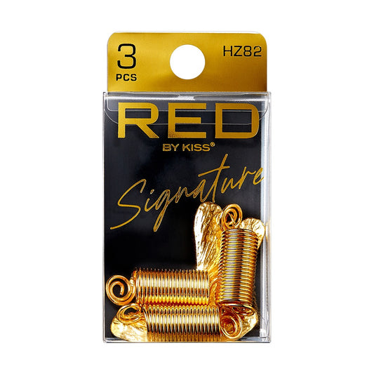 RED Braid Charm HZ82 Gold