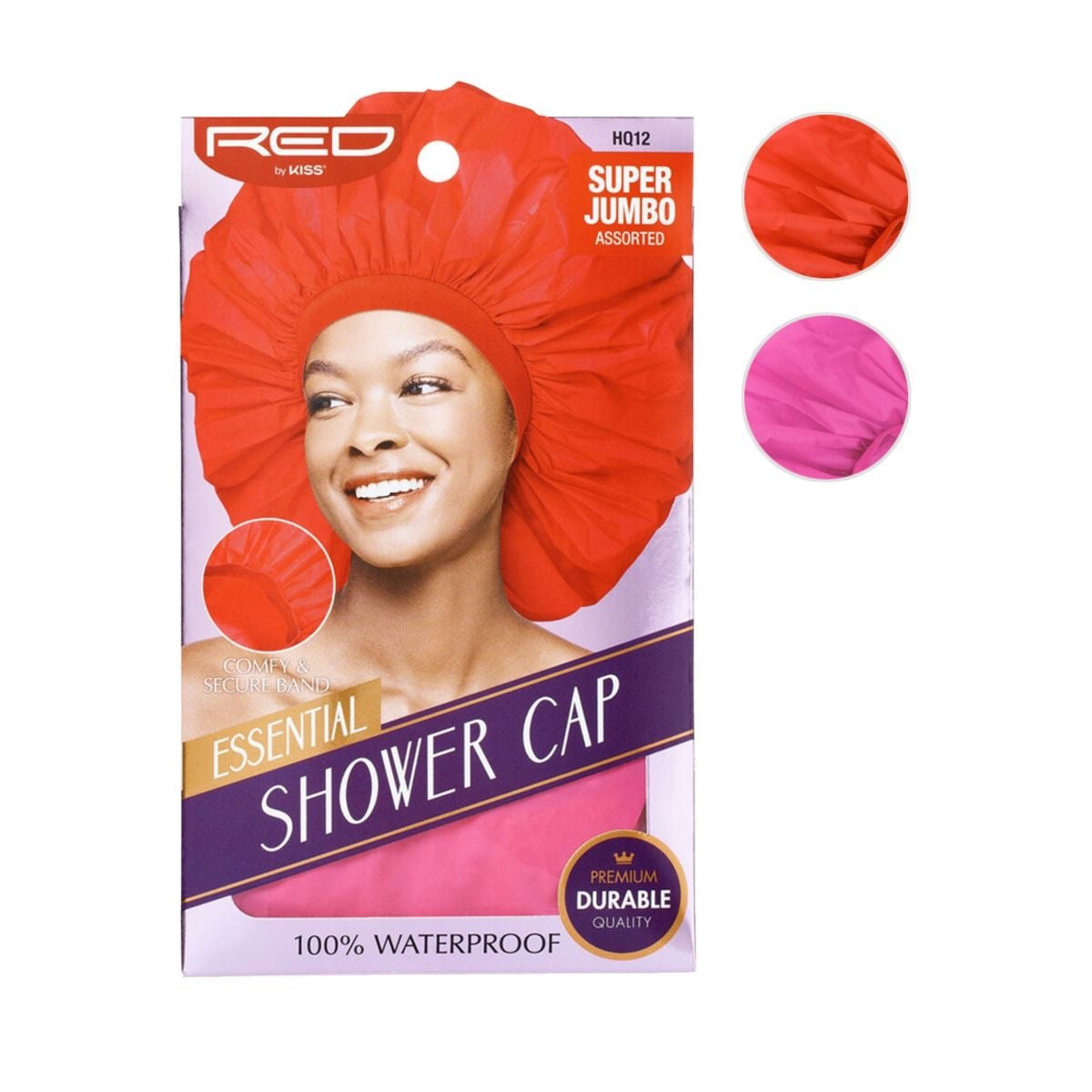 RED Essential Shower Cap Super Jumbo Assorted