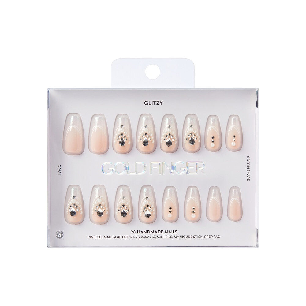 Gold Finger Handmade Nails - Amiable