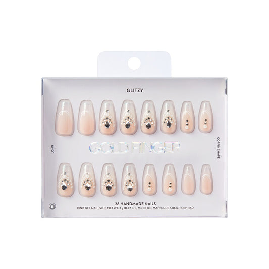 Gold Finger Handmade Nails - Amiable