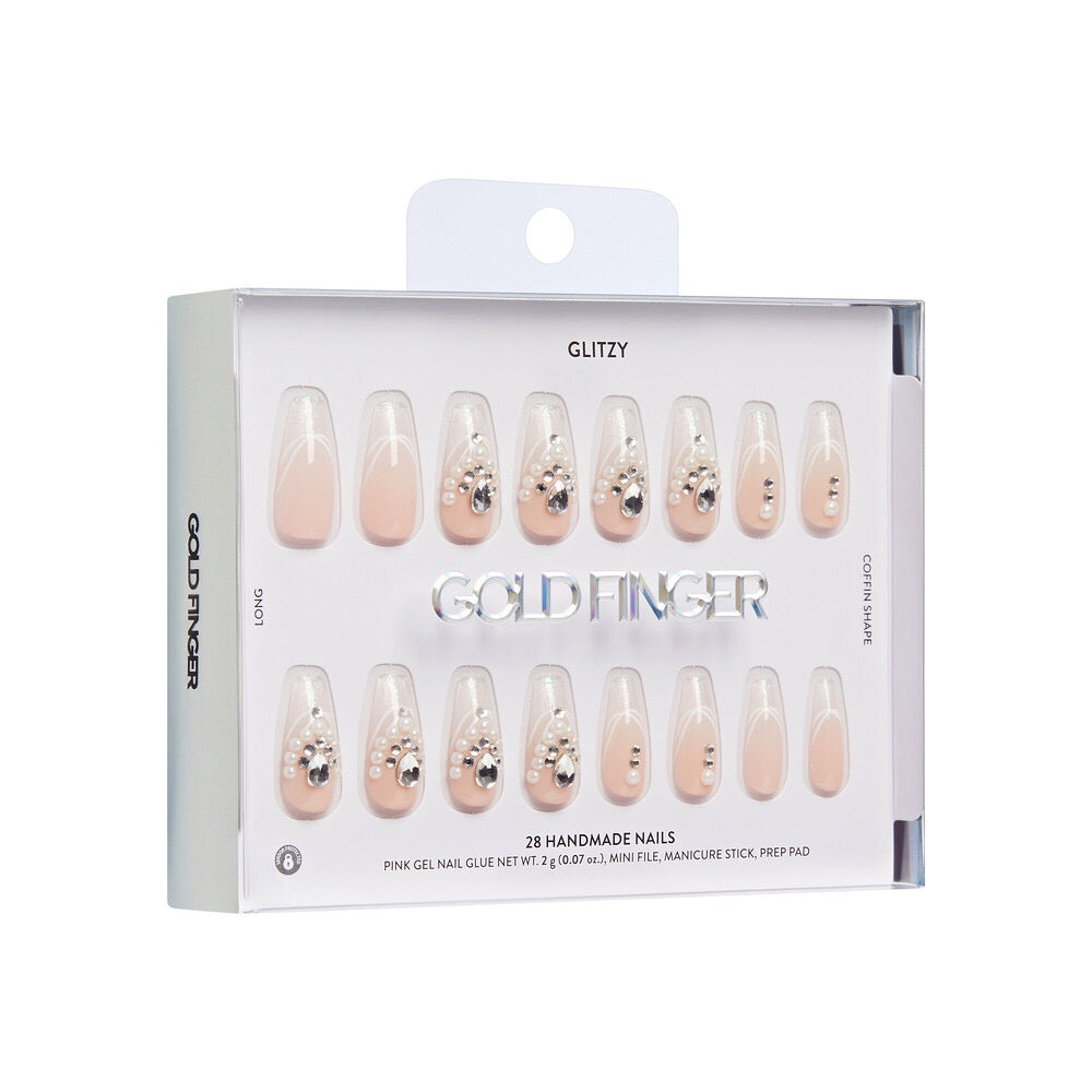 Gold Finger Handmade Nails - Amiable