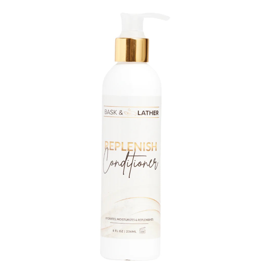 Bask & Lather Replenish Conditioner 8 oz