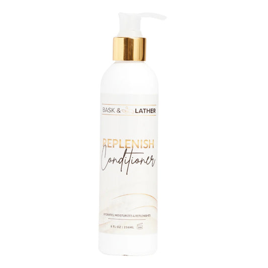 Bask & Lather Replenish Conditioner 8 oz
