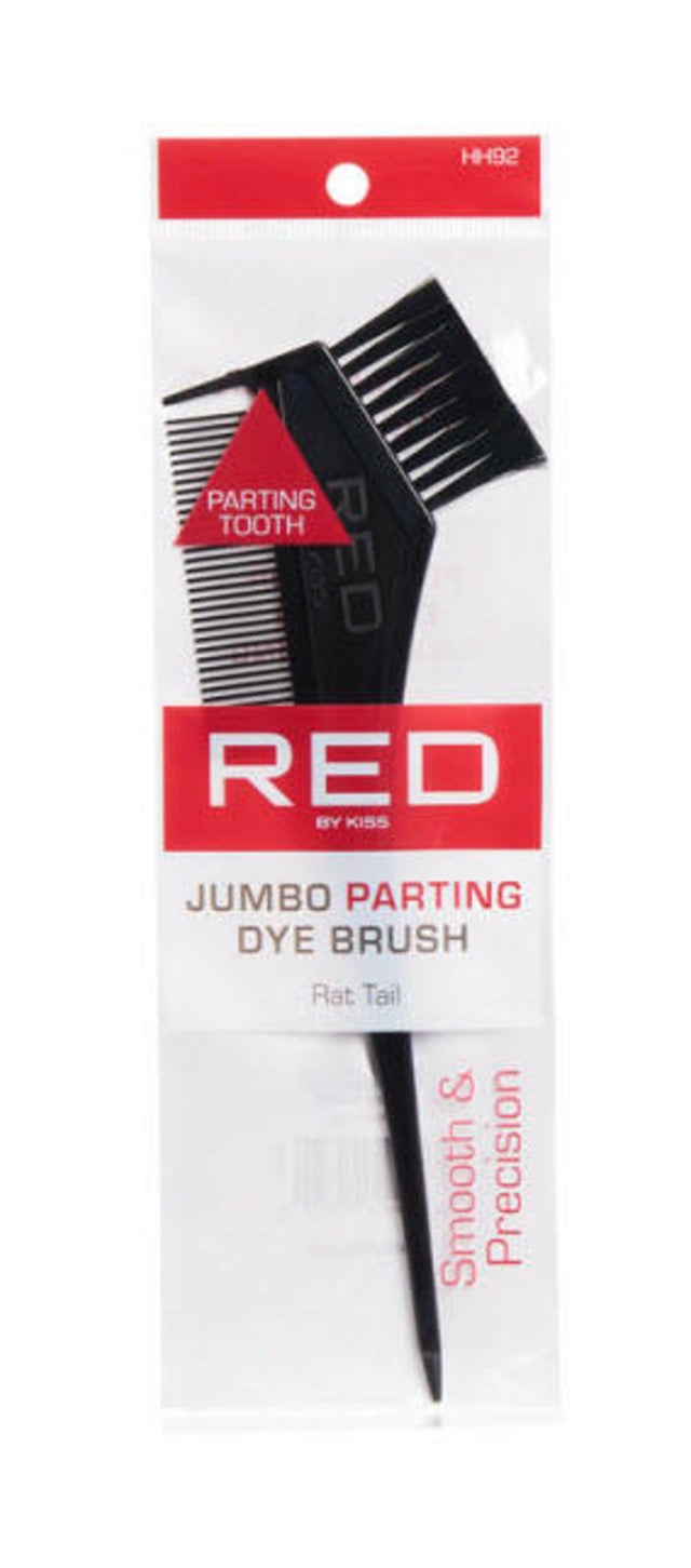 RED Dye Brush With Parting Rattail