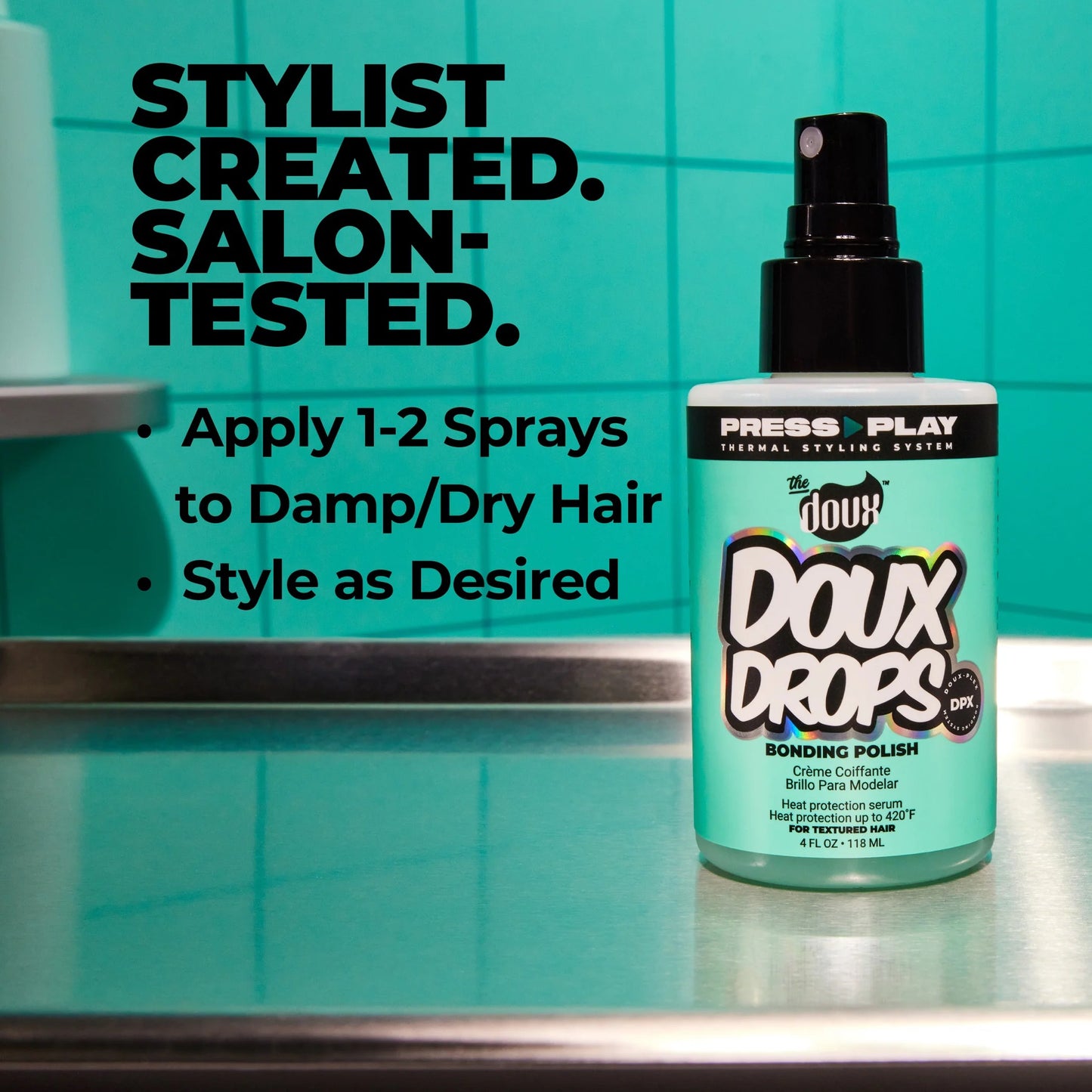 The Doux Drops Bonding Polish Spray 4oz