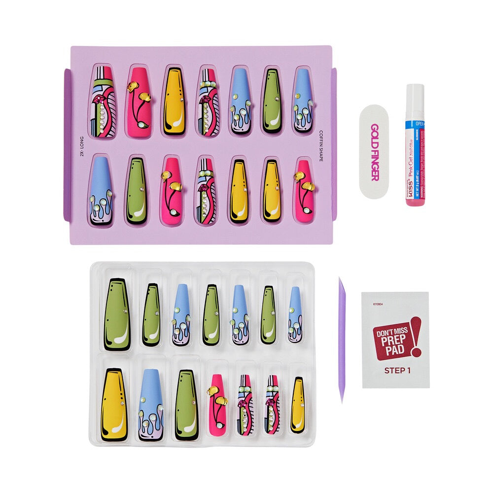 Gold Finger Handmade Nails - Countenance