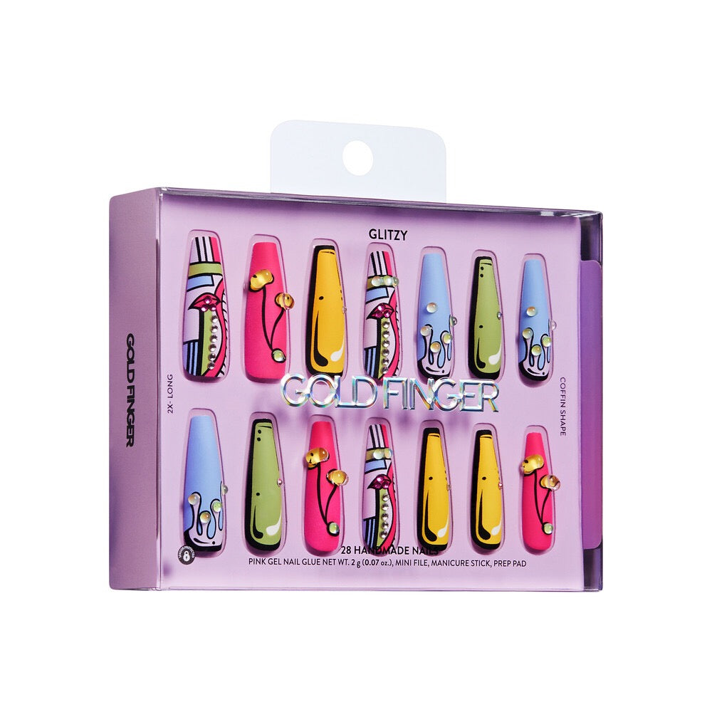 Gold Finger Handmade Nails - Countenance