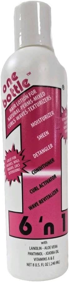One Bottle 6 N 1 Moisturizing Hair Lotion Extra Dry 8 oz