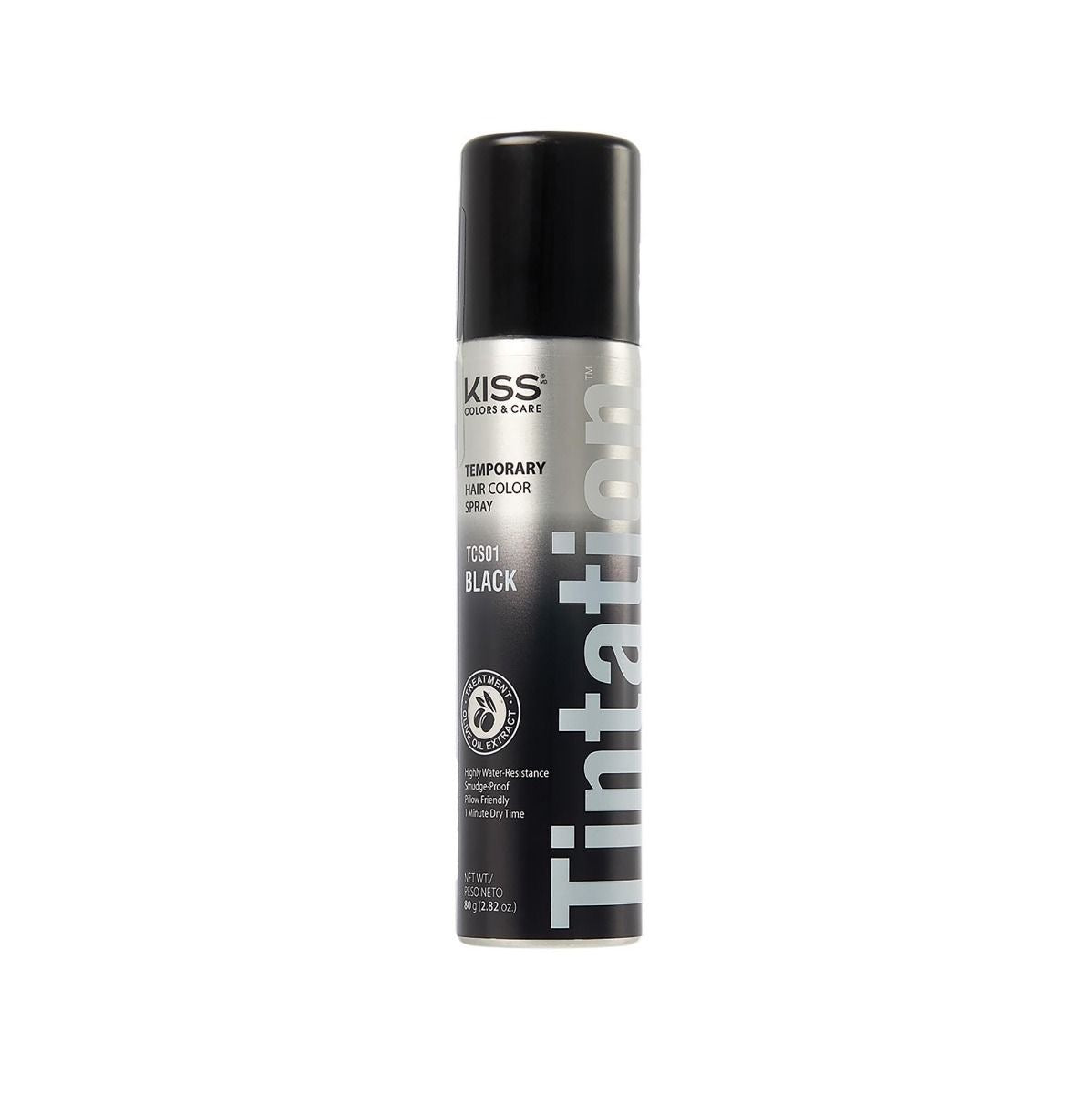 Tintation Hair Color Spray Black 2.82 oz